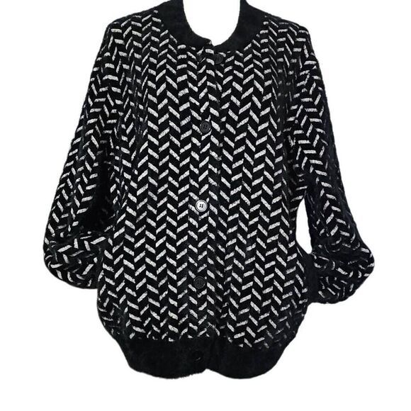 Liverpool Los Angeles Cardigan Button front Sweater Jacket Soft, Size XL NWOT. - Picture 2 of 11